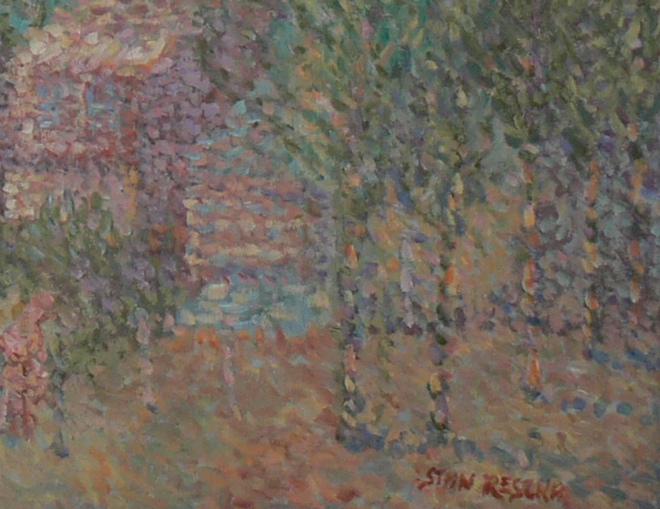 Peinture à l'huile sur toile « Une vue sur Istanbul », Stan Reszka, 1951 en vente 1