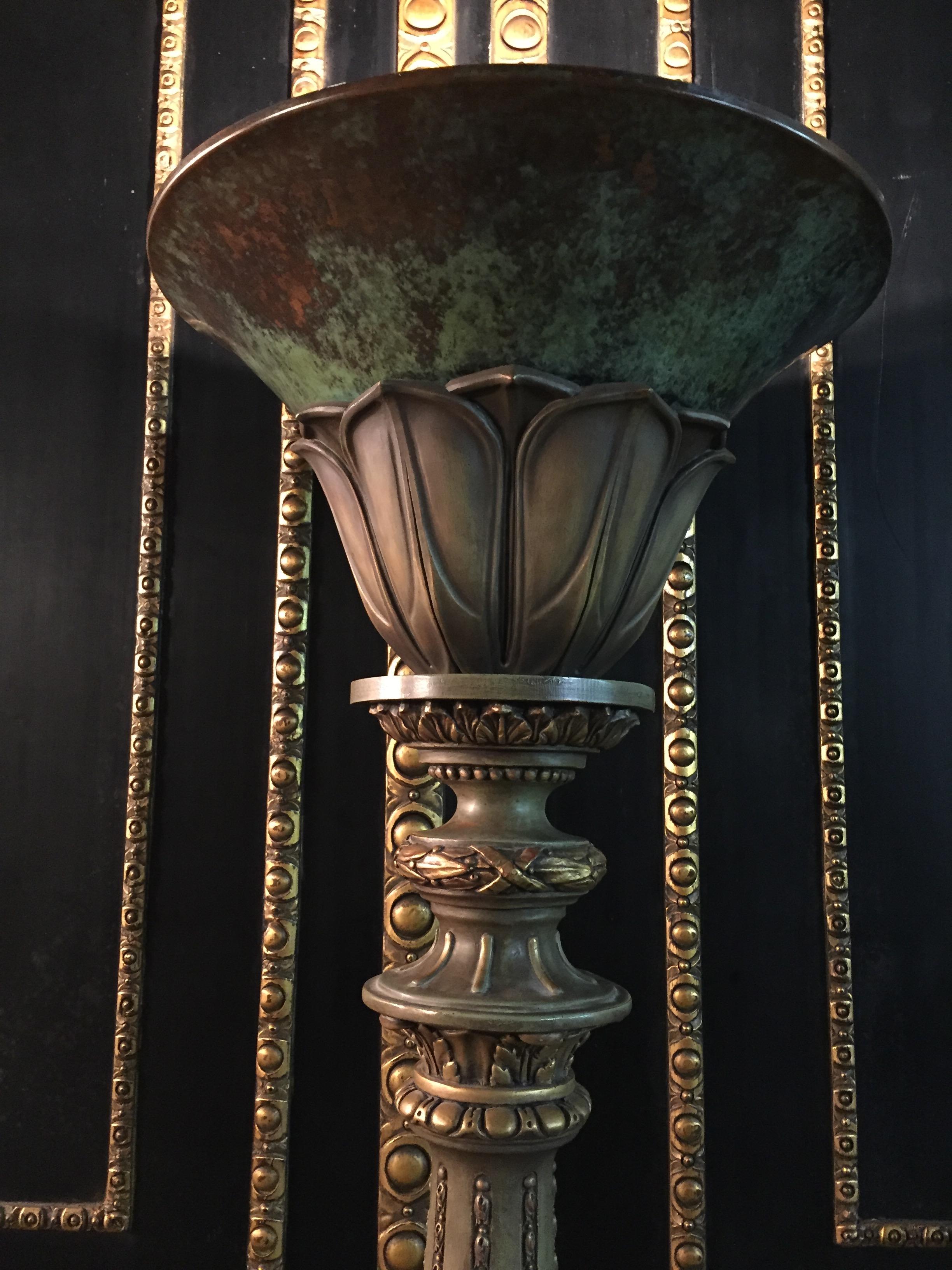 Baroque Stand Lamp from the Castle Hotel in Berlin, by the Designer Karl Lagerfeld For Sale