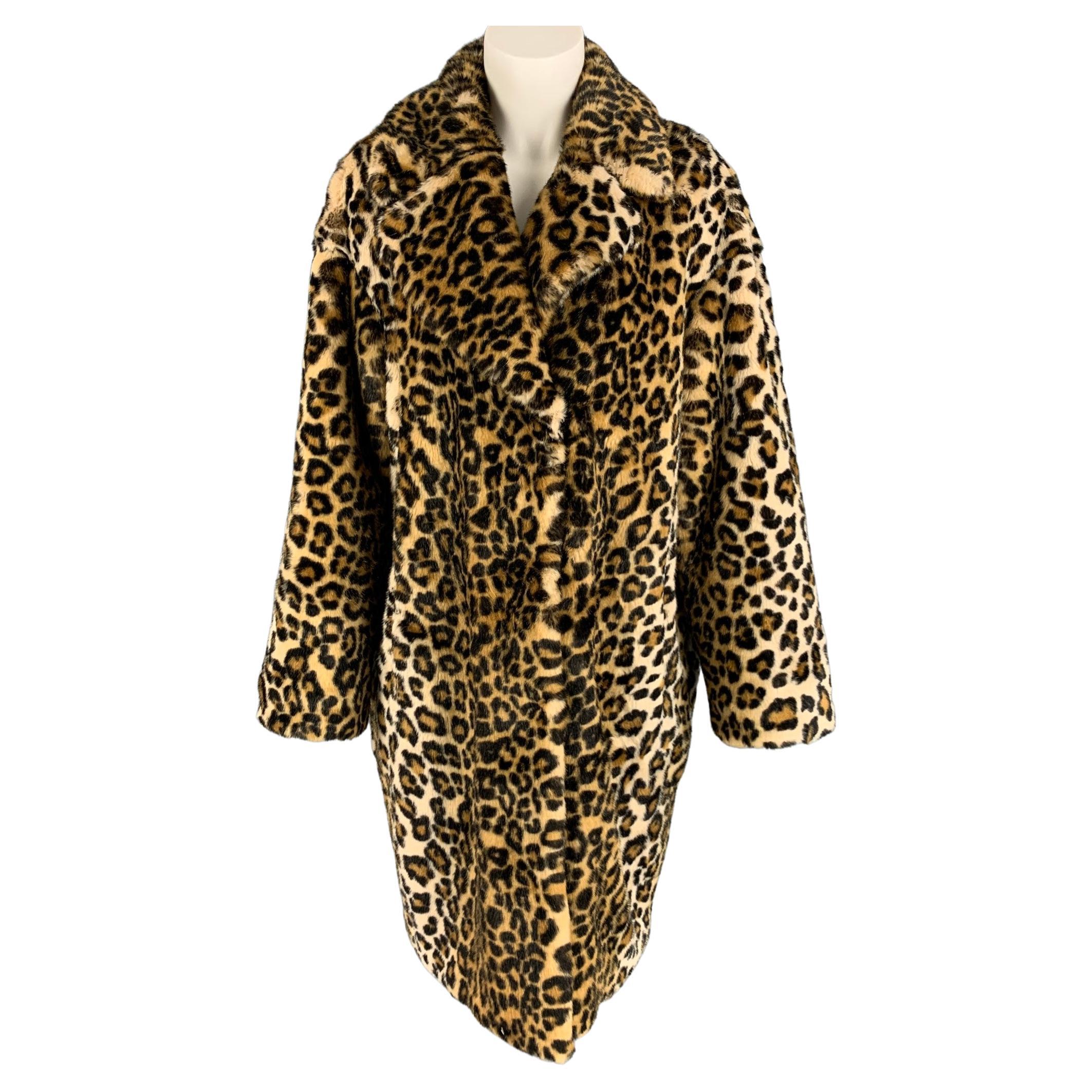 Faux Fur Coat Black - 102 For Sale on 