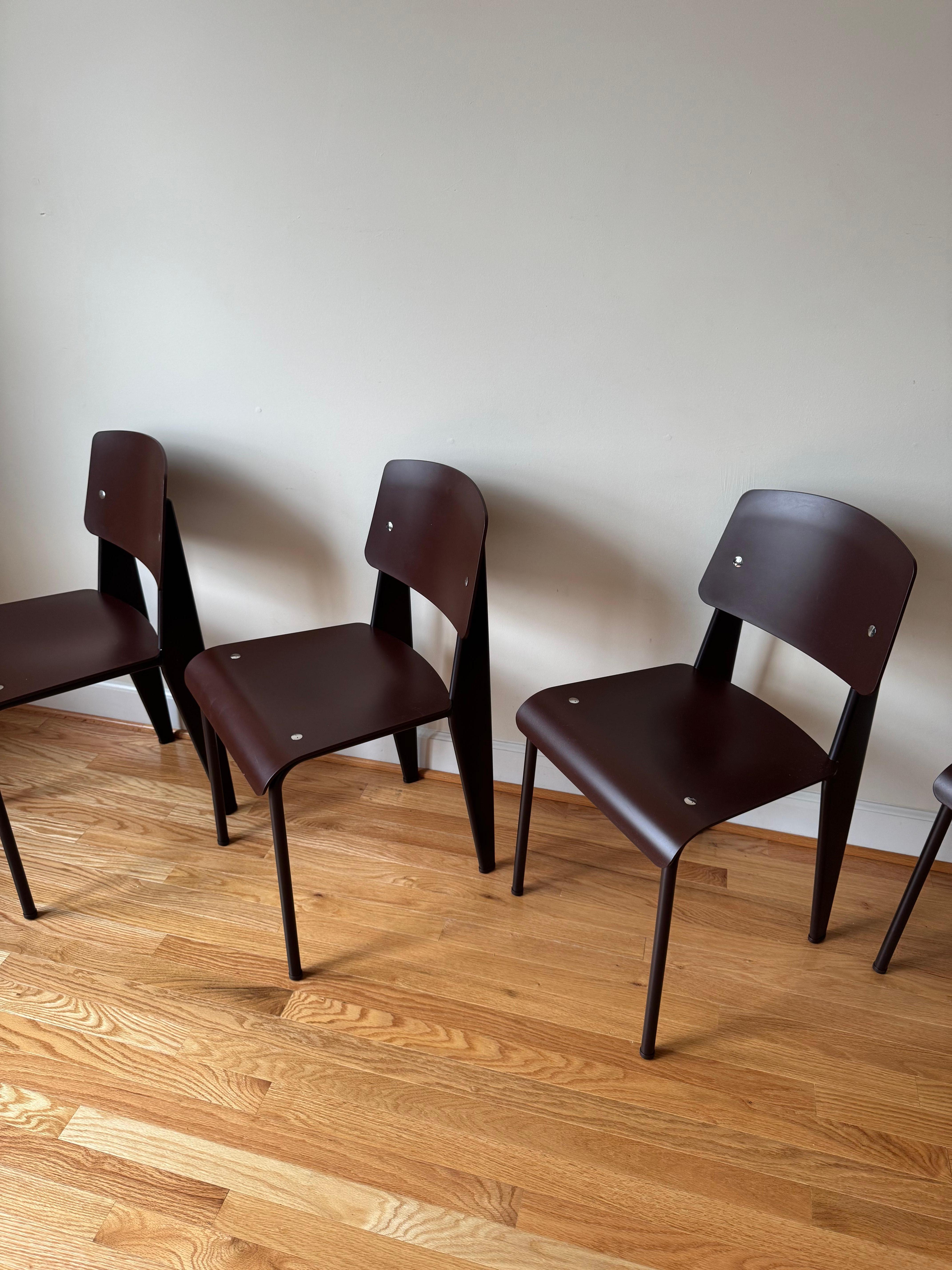 Standstuhl SP von Jean Prouve für Vitra (Mitte des 20. Jahrhunderts) im Angebot