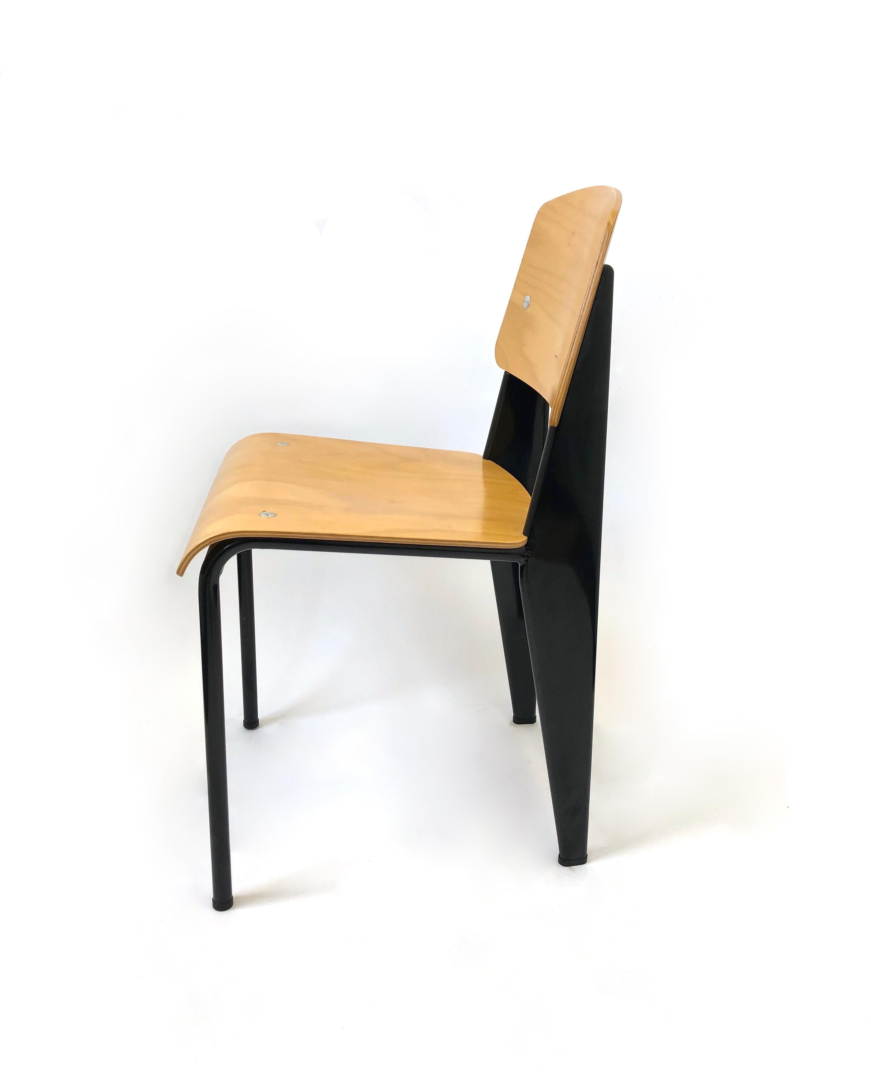 Wood Standard Chair by Jean Prouvé, Vitra Edition 2002