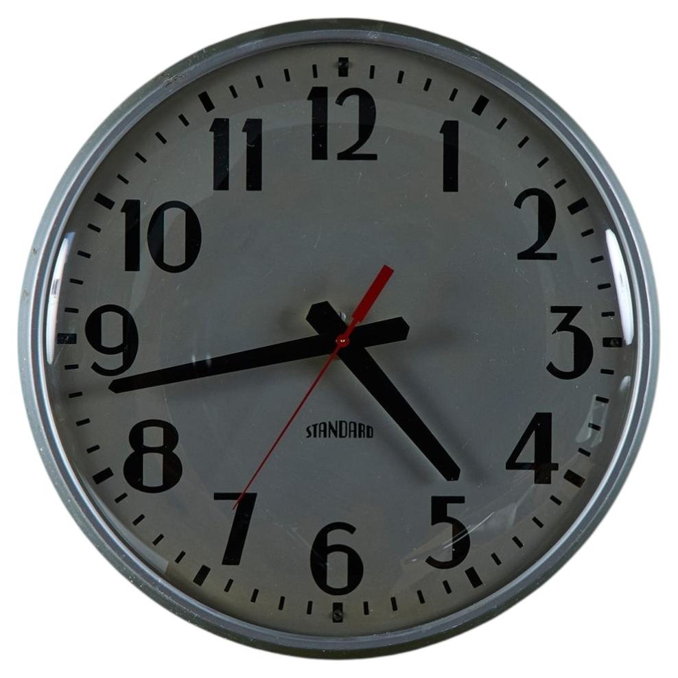 Standard Electric School Clock - 10, c. 1970s For Sale