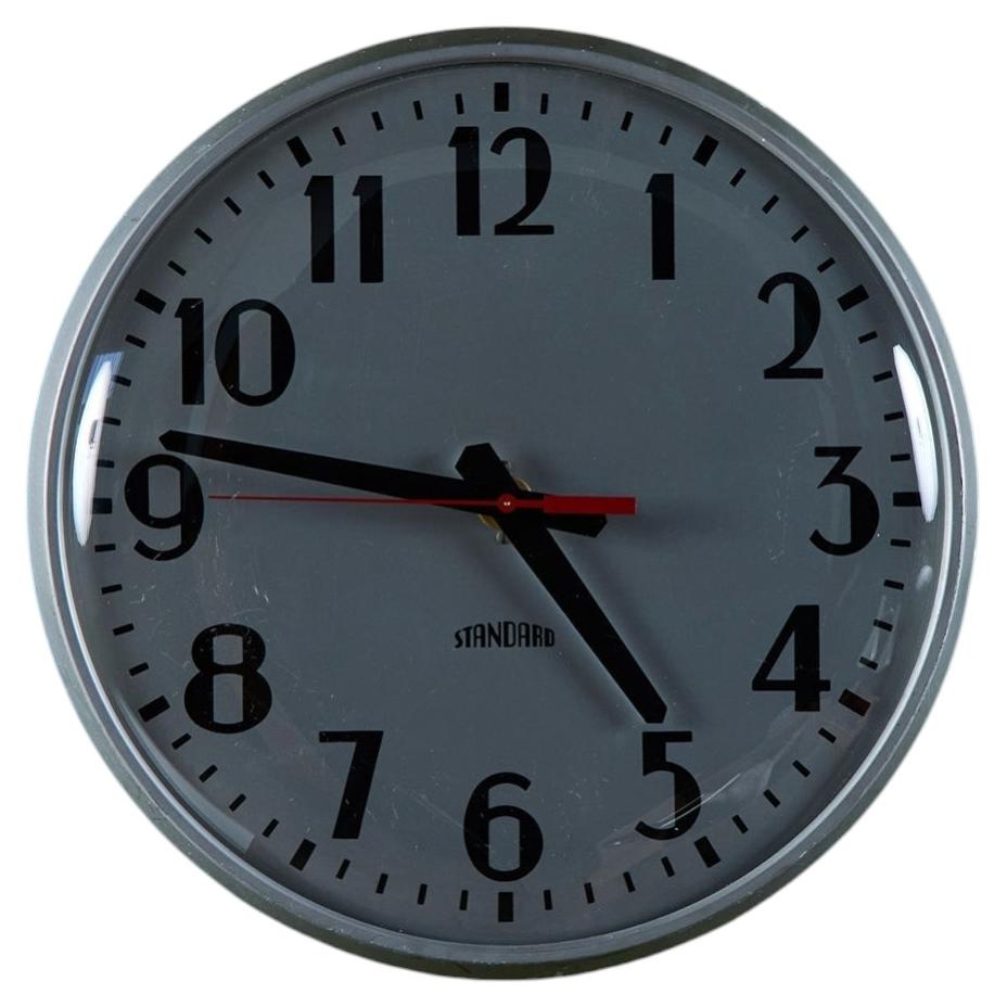 Standard Electric School Clock - 11, c. 1970s For Sale