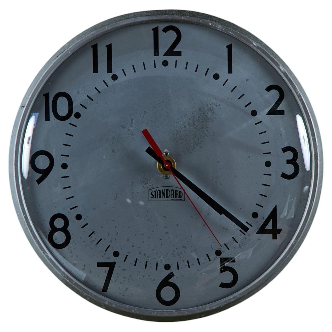 Standard Electric School Clock - 3, c. 1970s For Sale