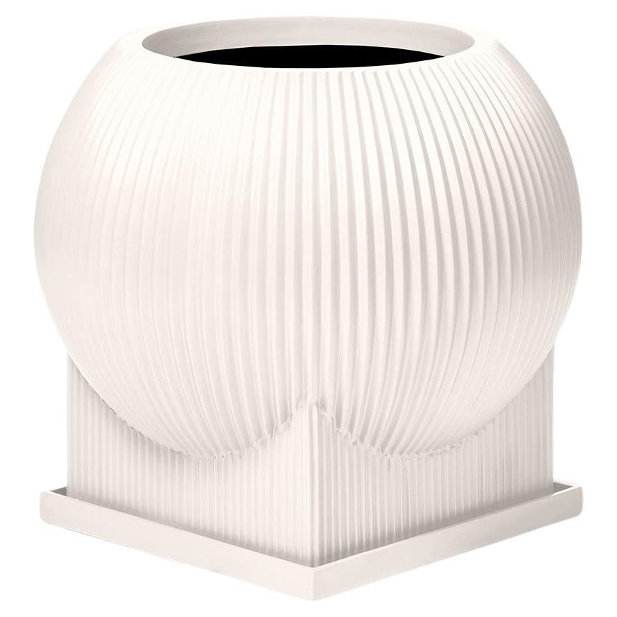 Standard Flat Blob Planter 'Ivory' by TFM, Represented by Tuleste Factory