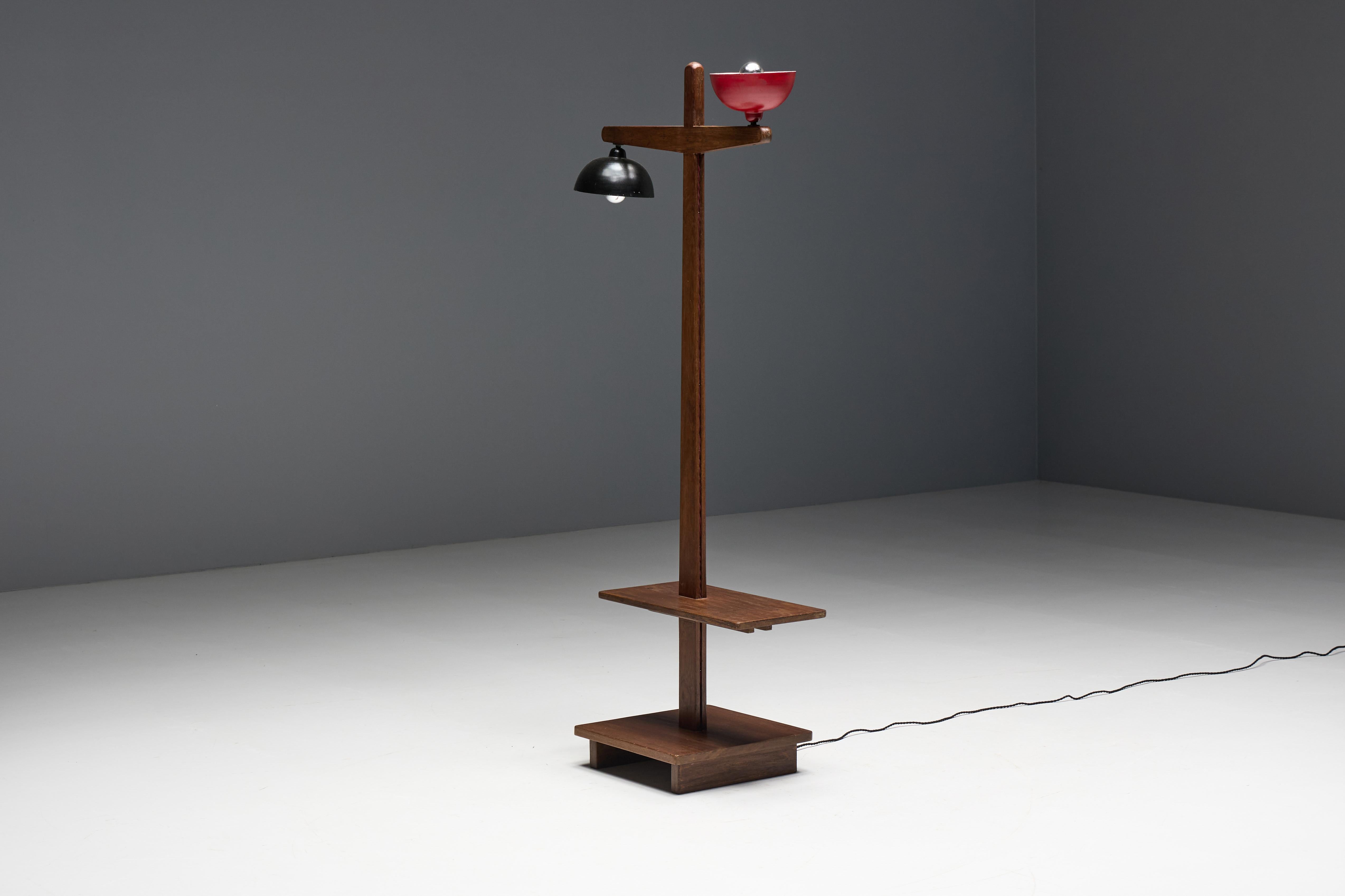 Indian Standard Floor Lamp PJ-100101 by Pierre Jeanneret, India, 1955