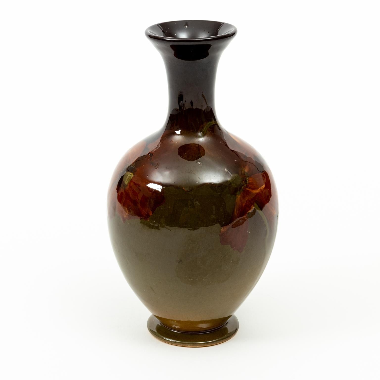 Glazed Standard Glaze Rookwood Vase For Sale