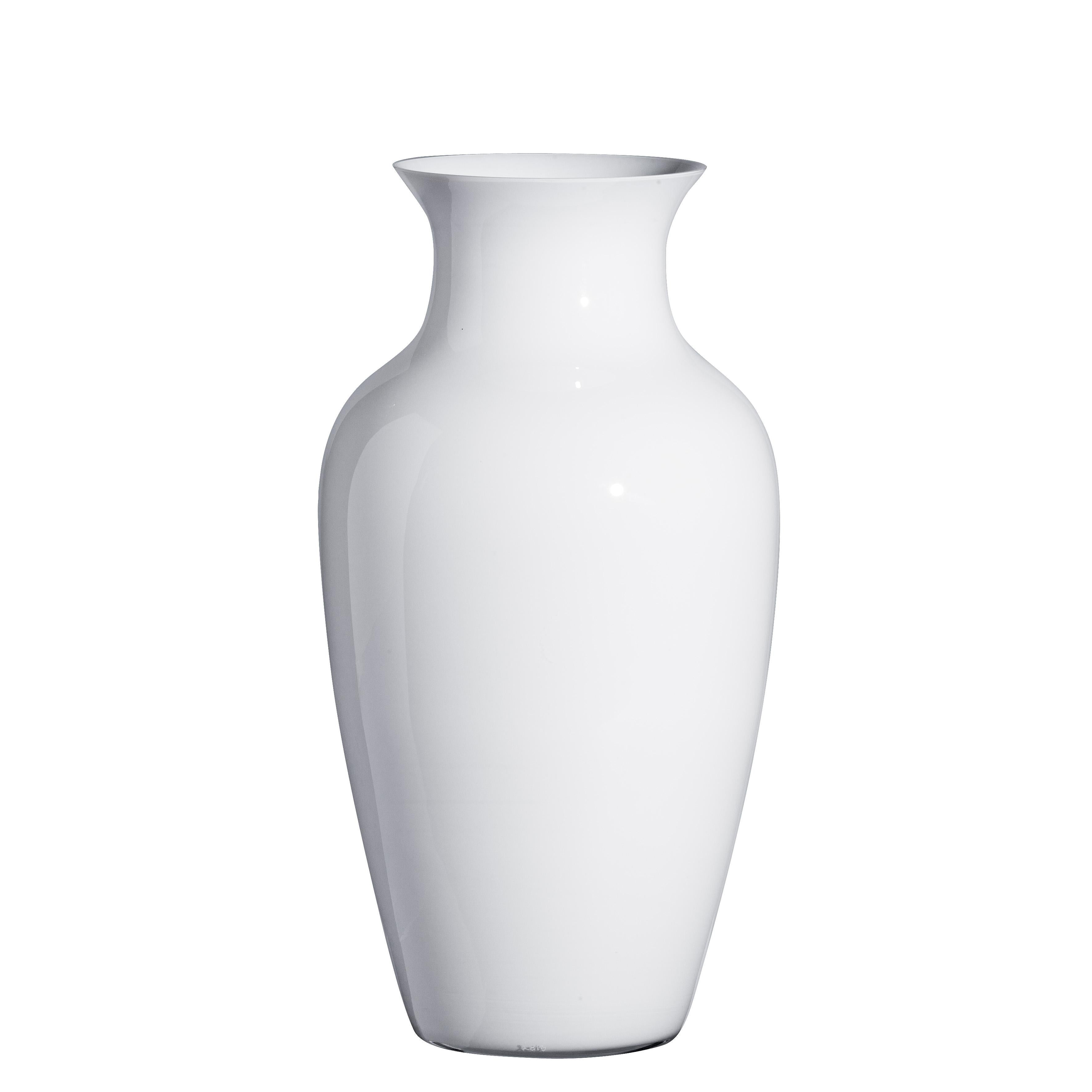 Standard I Cinesi-Vase in Weiß von Carlo Moretti