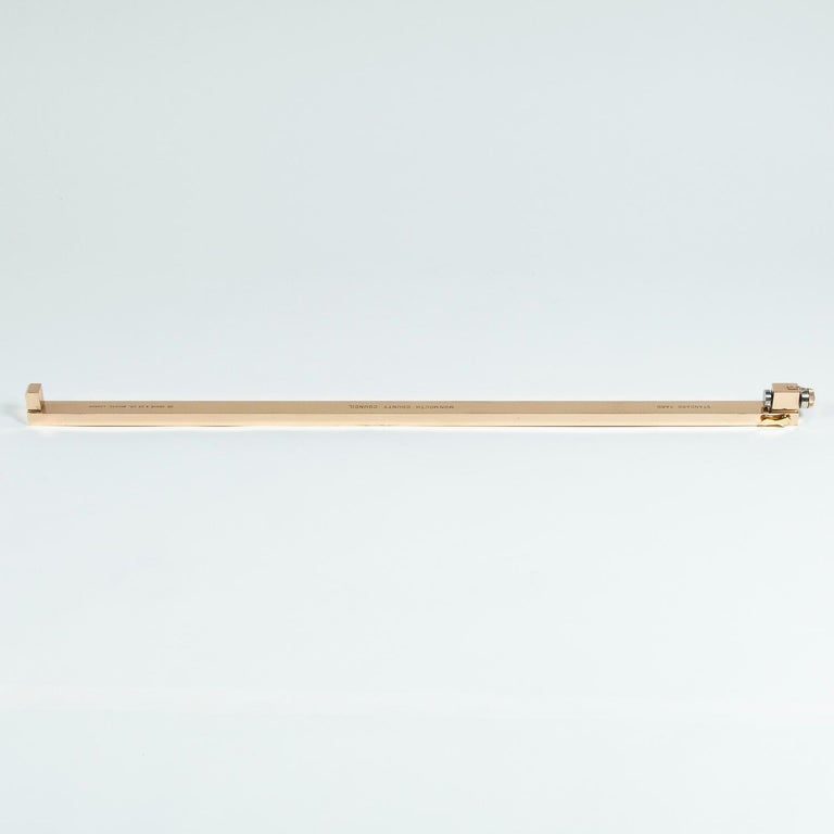 Standard Imperial Yard for Monmouth by De Grave and Co. in Case For