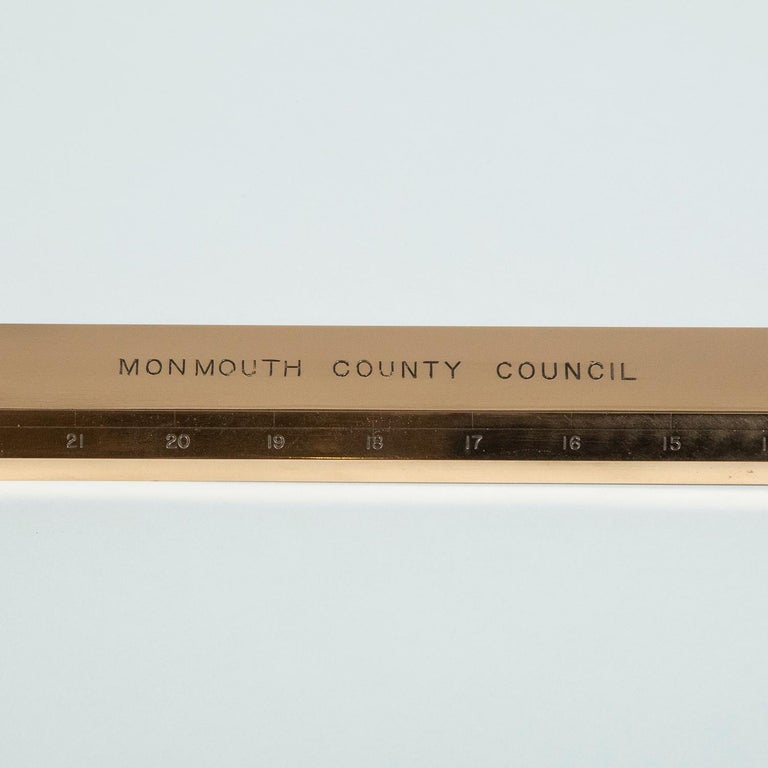 Standard Imperial Yard for Monmouth by De Grave and Co. in Case For