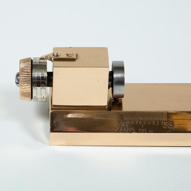 Standard Imperial Yard for Monmouth by De Grave and Co. in Case For