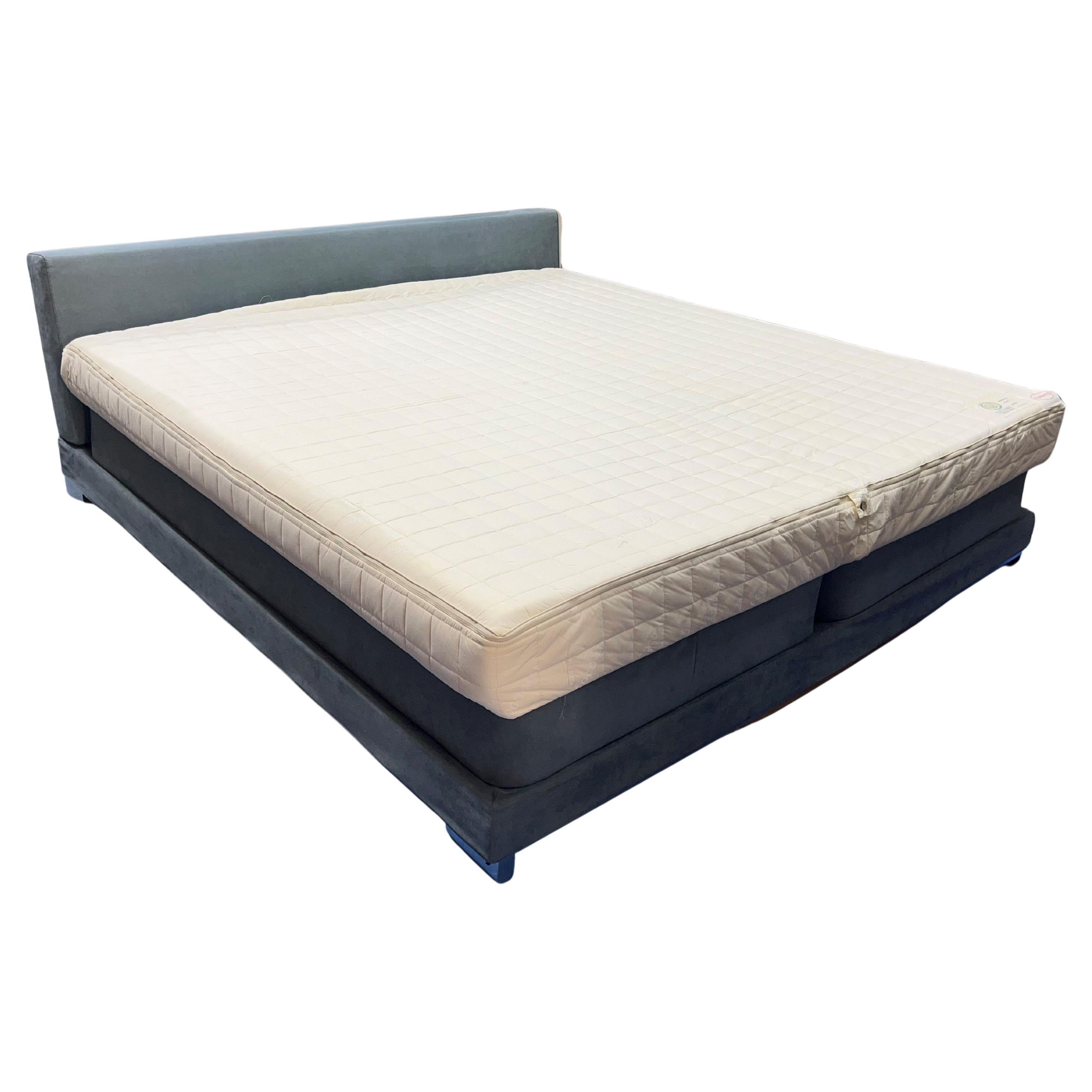 Standard King Size Ligne Roset Bed with COCO-MAT Matres by Christian Werner