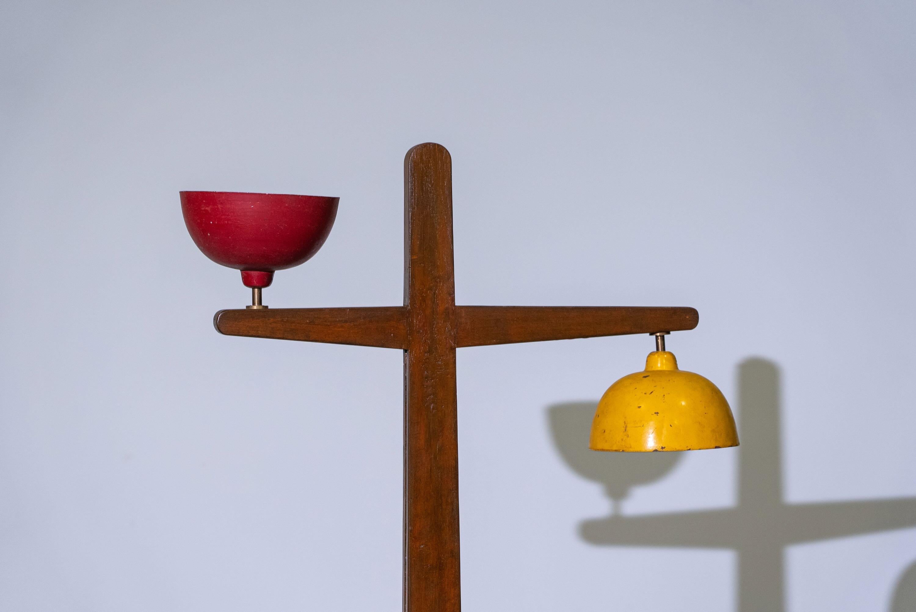 Mid-Century Modern Standard Lamp by Pierre Jeanneret for Chandigarh, India, Circa 1955-56 For Sale