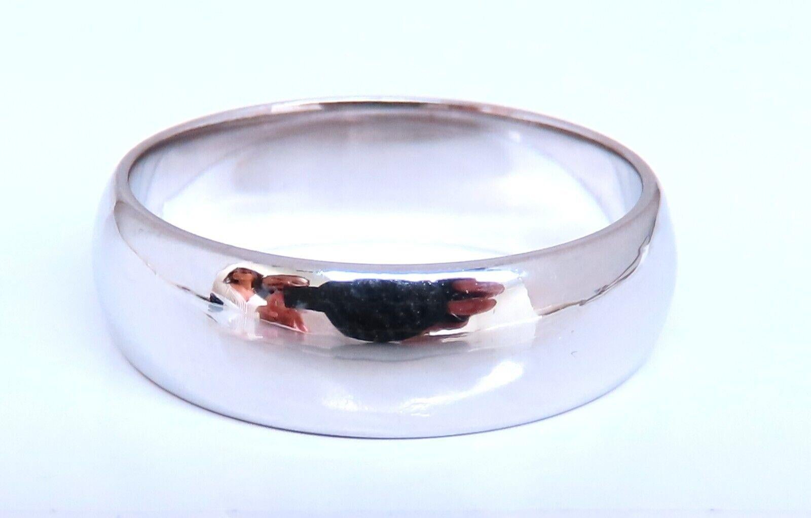 Standard Mens Gold Band 14kt Size 10.5 6.7mm For Sale 1