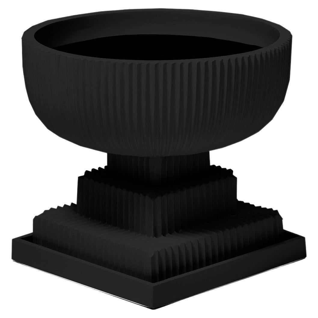 Standard Modern Urn Planter 'Black' by TFM, Represented by Tuleste Factory