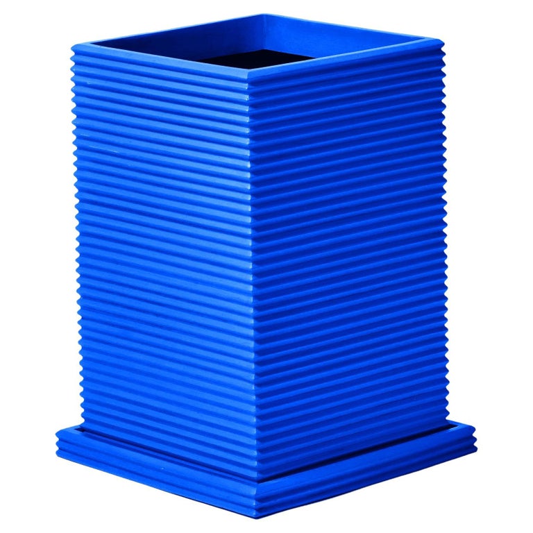 Standard Tall Rectangular Planter 'Blue' For Sale at 1stDibs