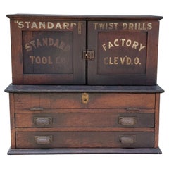 Standard Tool Co. Twist Drill Machinists Cabinet