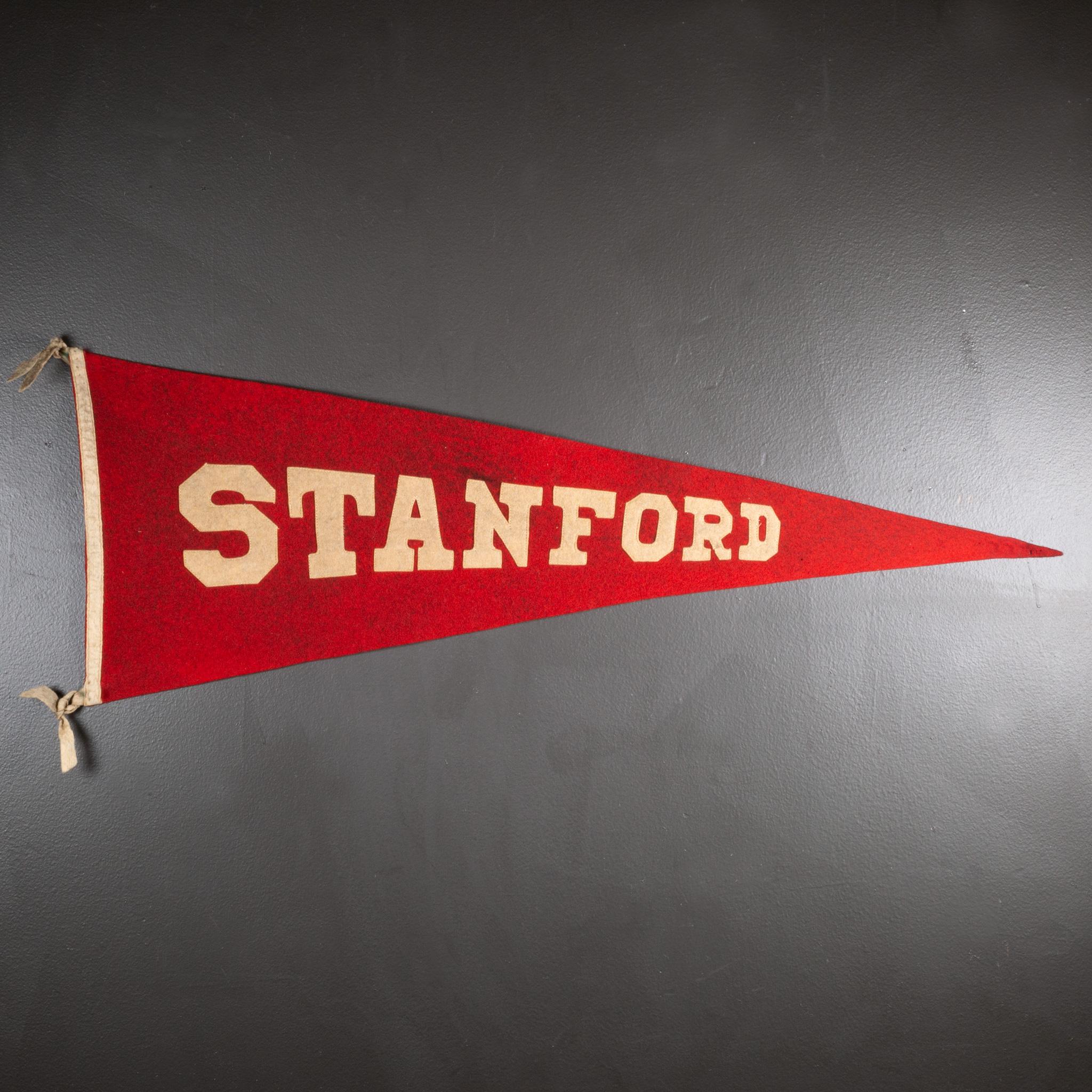 Industrial Standford University Pennant Banner, circa 1920-1940