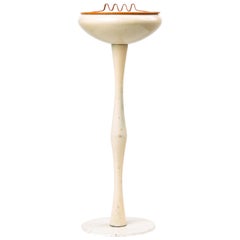 Standing Ashtray by Estelle + Erwine Laverne for Laverne Originals, Orange Color