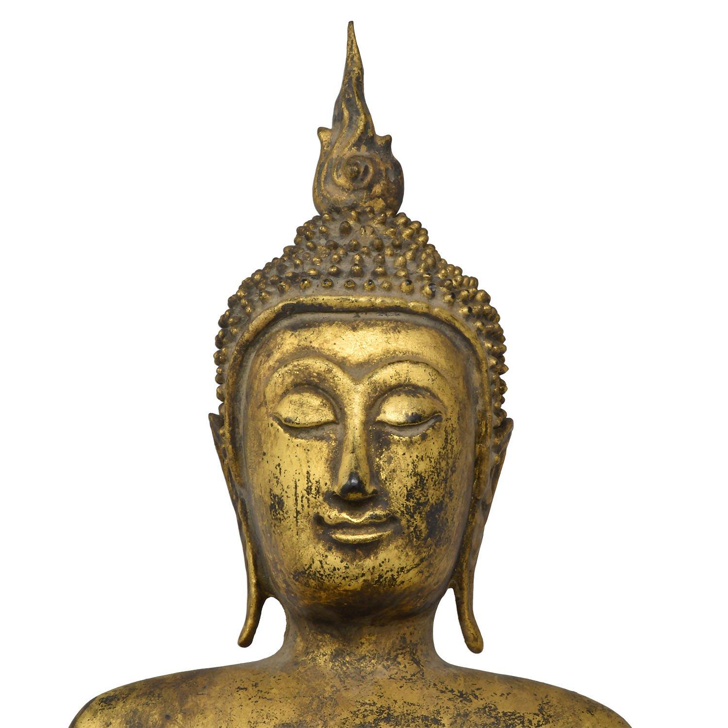 Stehender Buddha, Thailand (Holz) im Angebot
