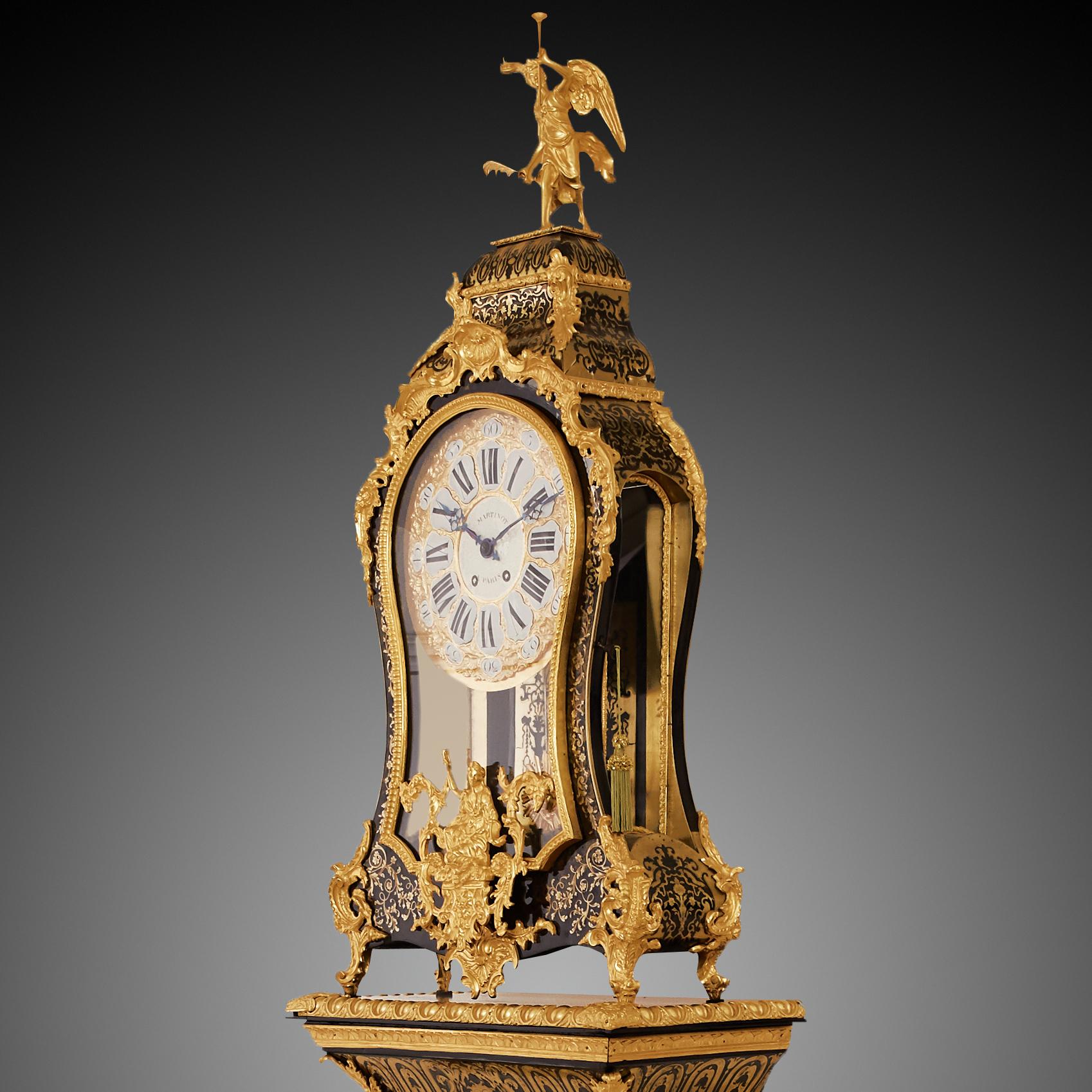 Standing Clock Boulle 19th Century 1