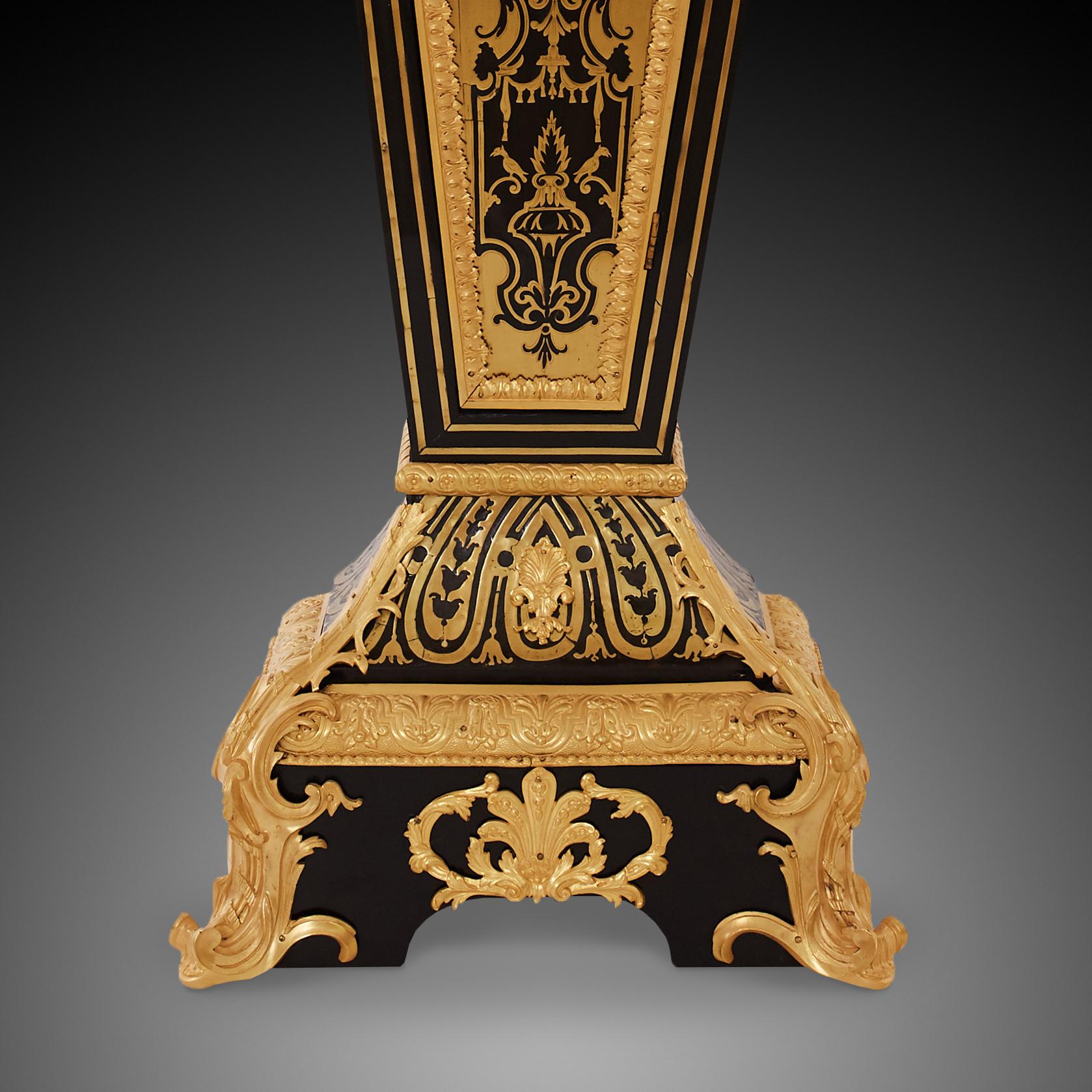 Standing Clock Boulle 19th Century 10