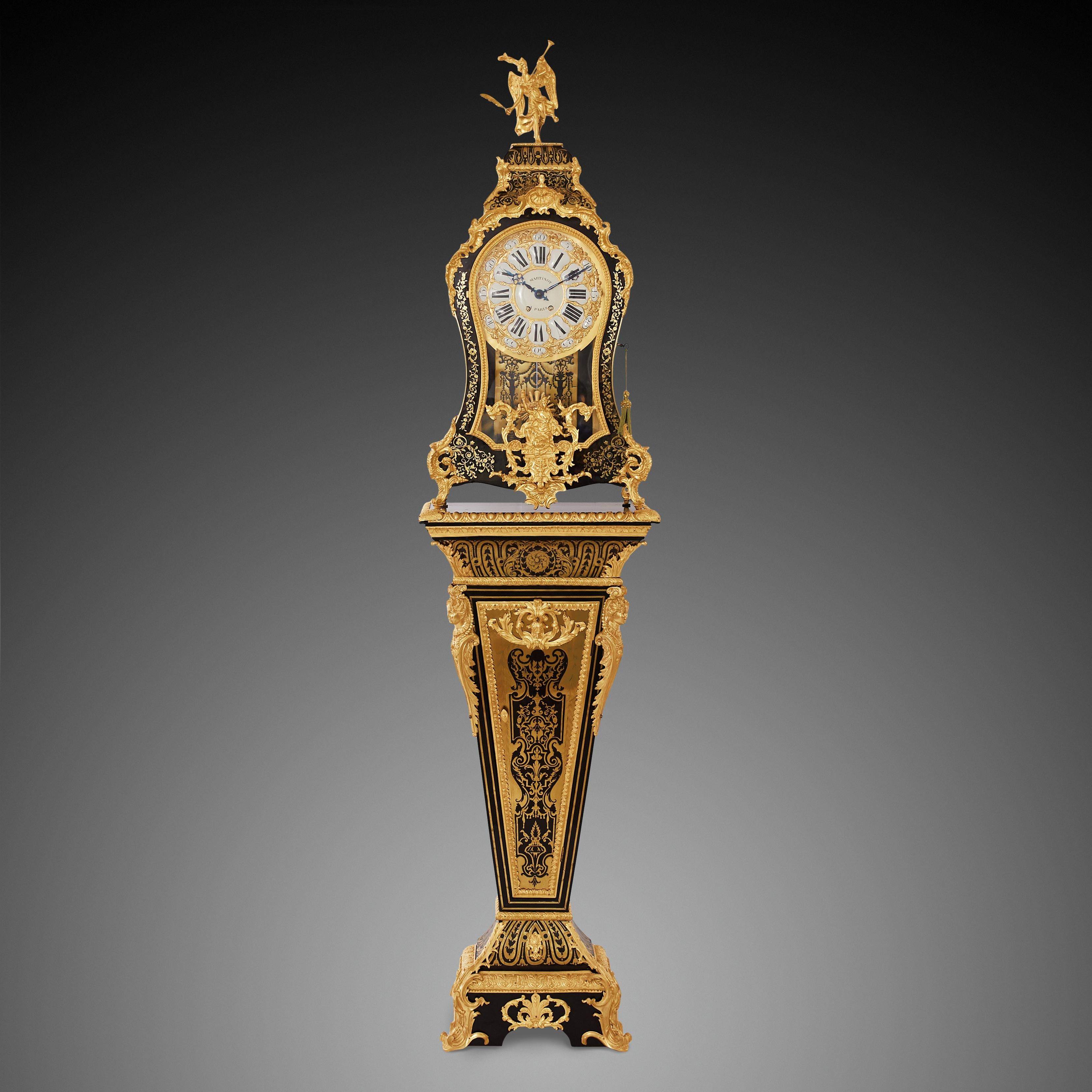 Napoleon III Standing Clock Boulle 19th Century
