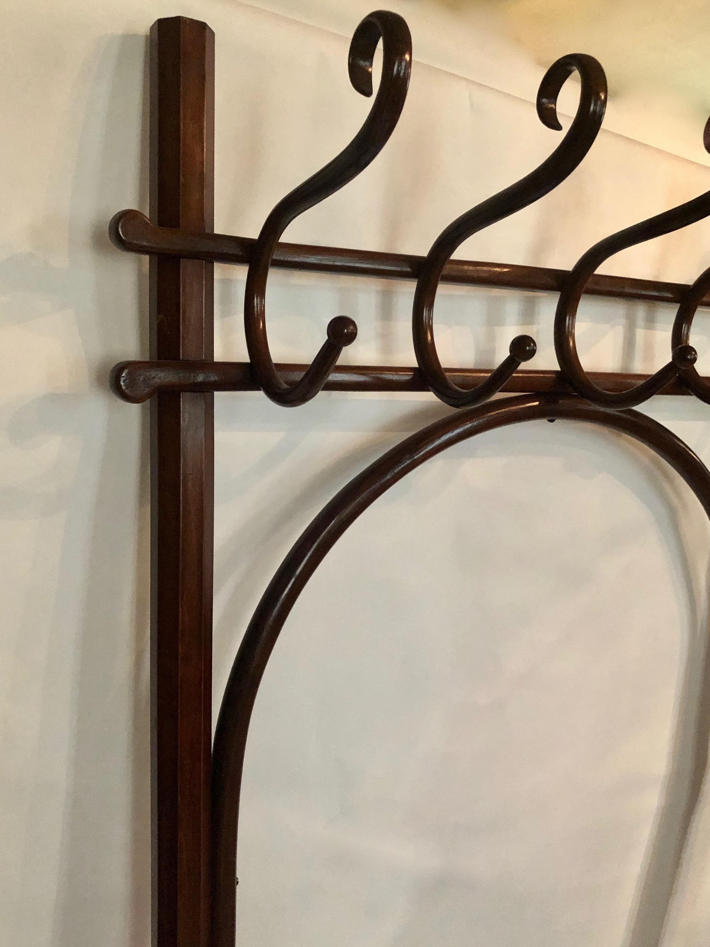 Austrian Standing Coat Rack from Thonet, Vienna, 1900 For Sale