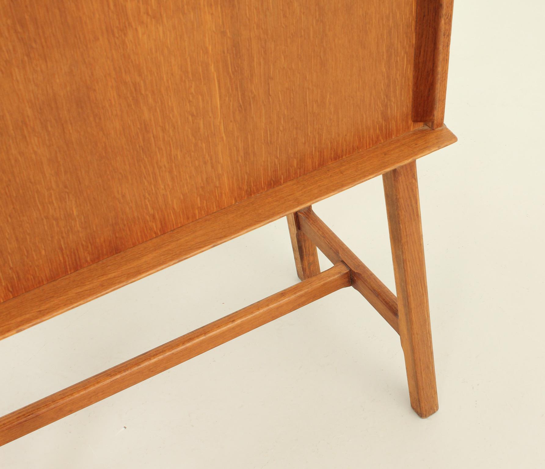Mid-20th Century Standing Desk by Didier Rozaffy for Meubles Oscar, France, 1950's For Sale