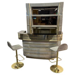 Vintage Standing Dry Bar by Willy Rizzo, Italy, 1970s