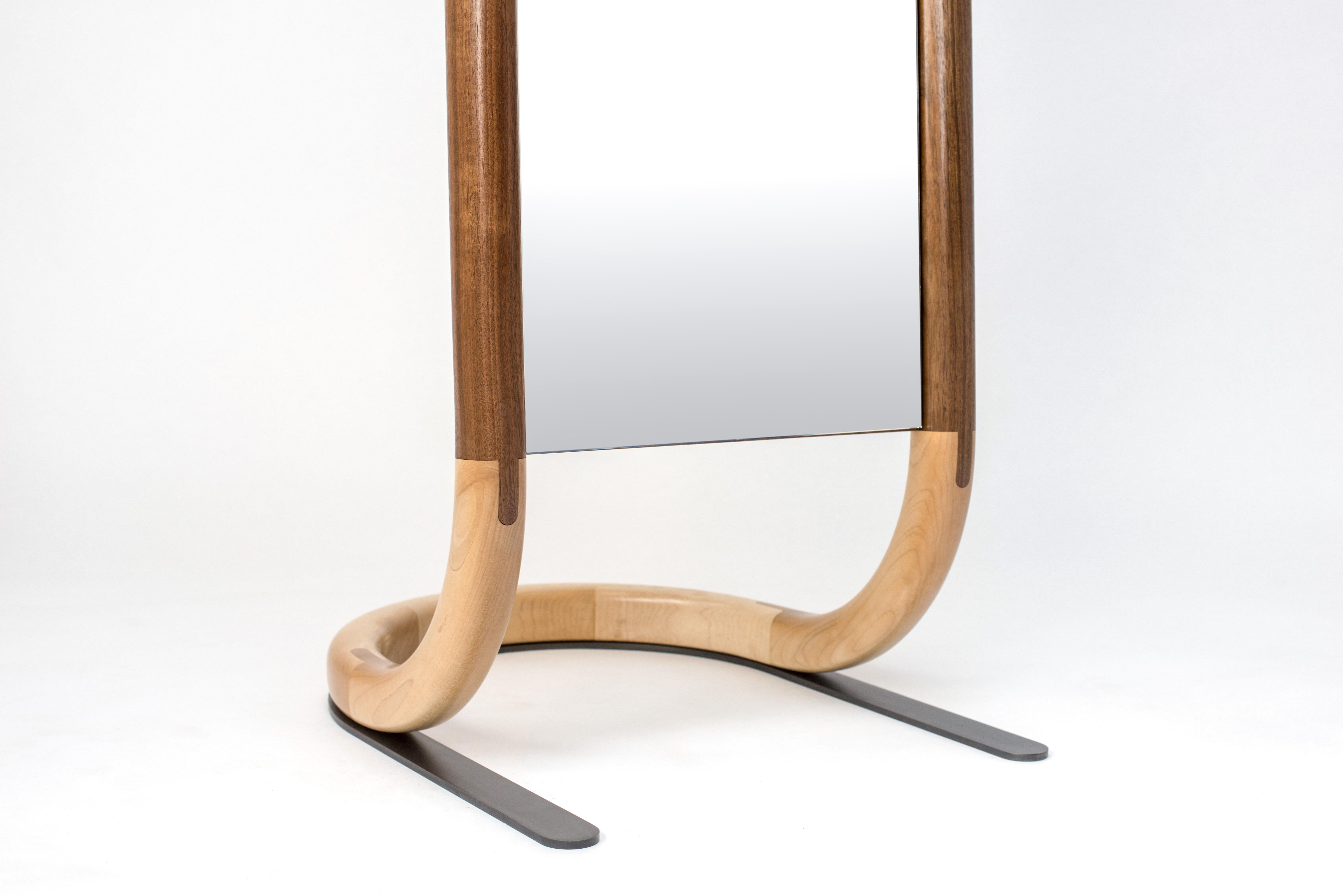 Standing Halo Mirror by Birnam Wood Studio 1