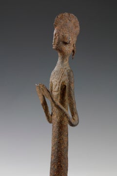 Standing Iron Figure. Bambara, Mali
