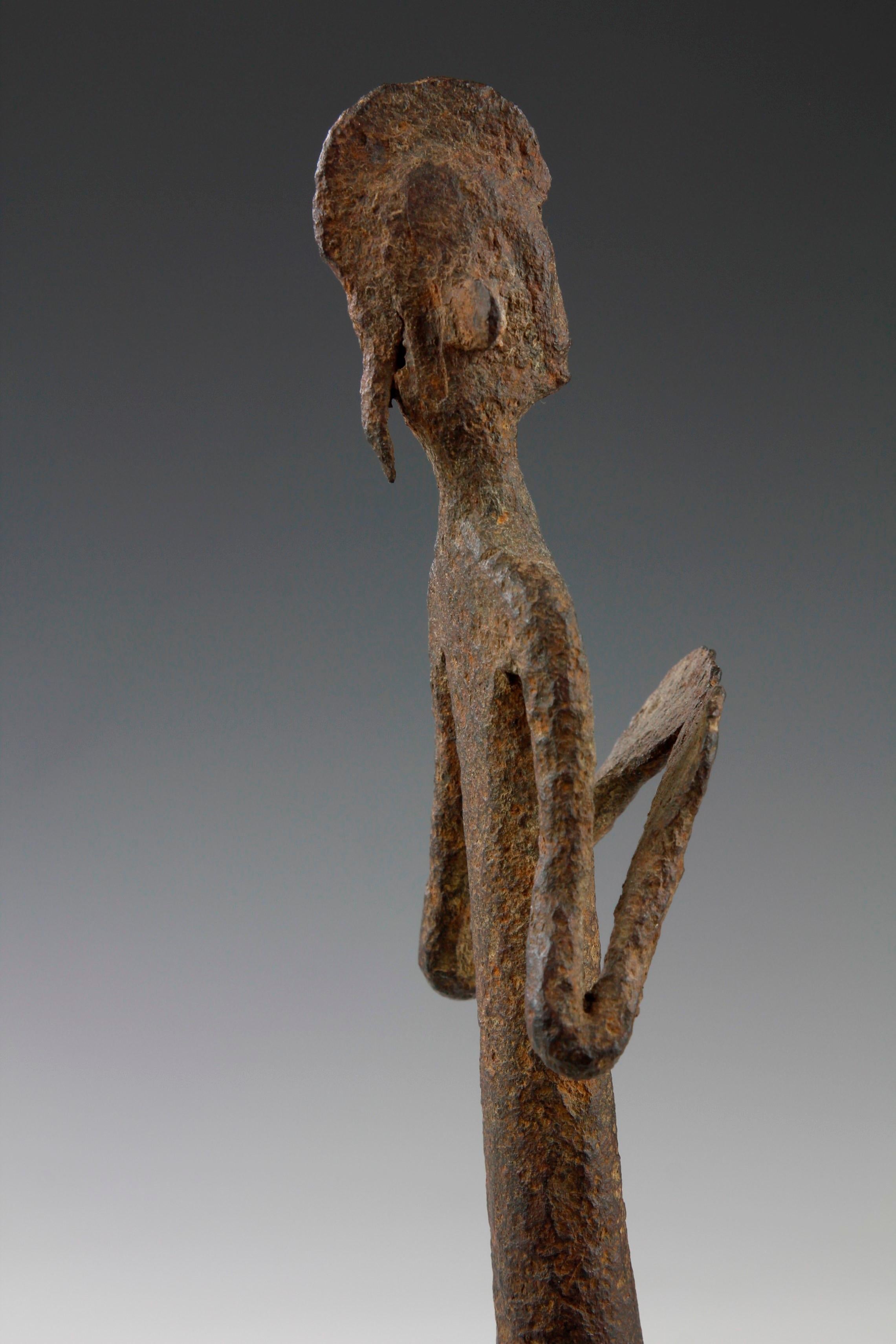 Figura di ferro in piedi. Bambara, Mali in vendita 2