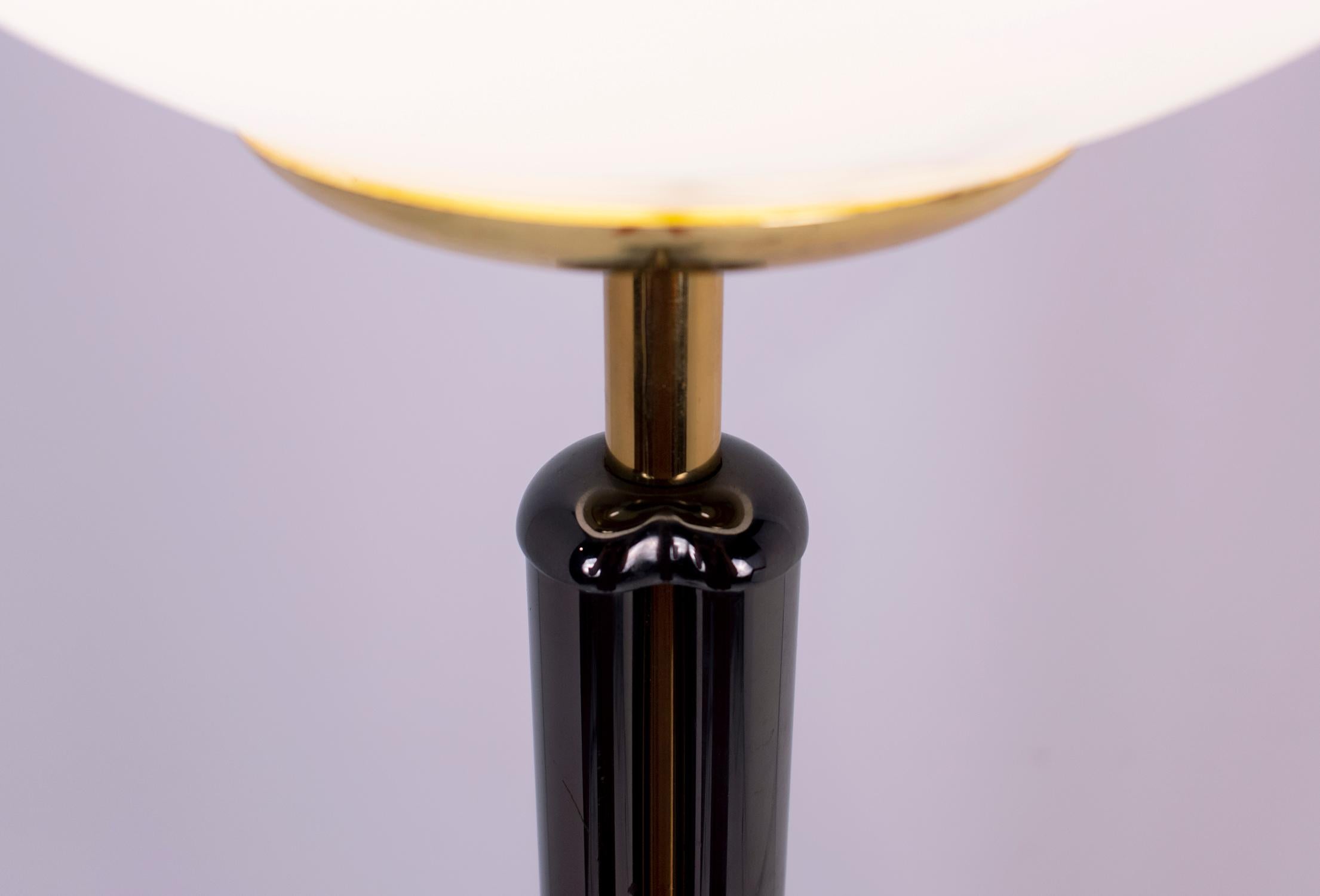 Standing Lamp Globe Brass , Spain 80's.
 