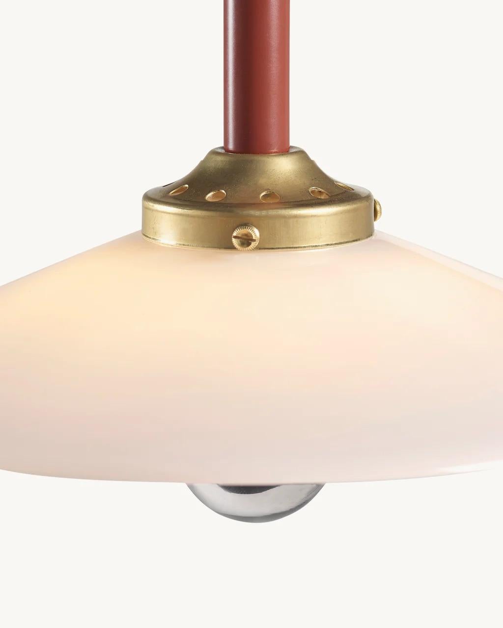 Stehlampe Marmor N°2 von Muller Van Severen x Valery Objects, Menie Rot (Belgisch) im Angebot