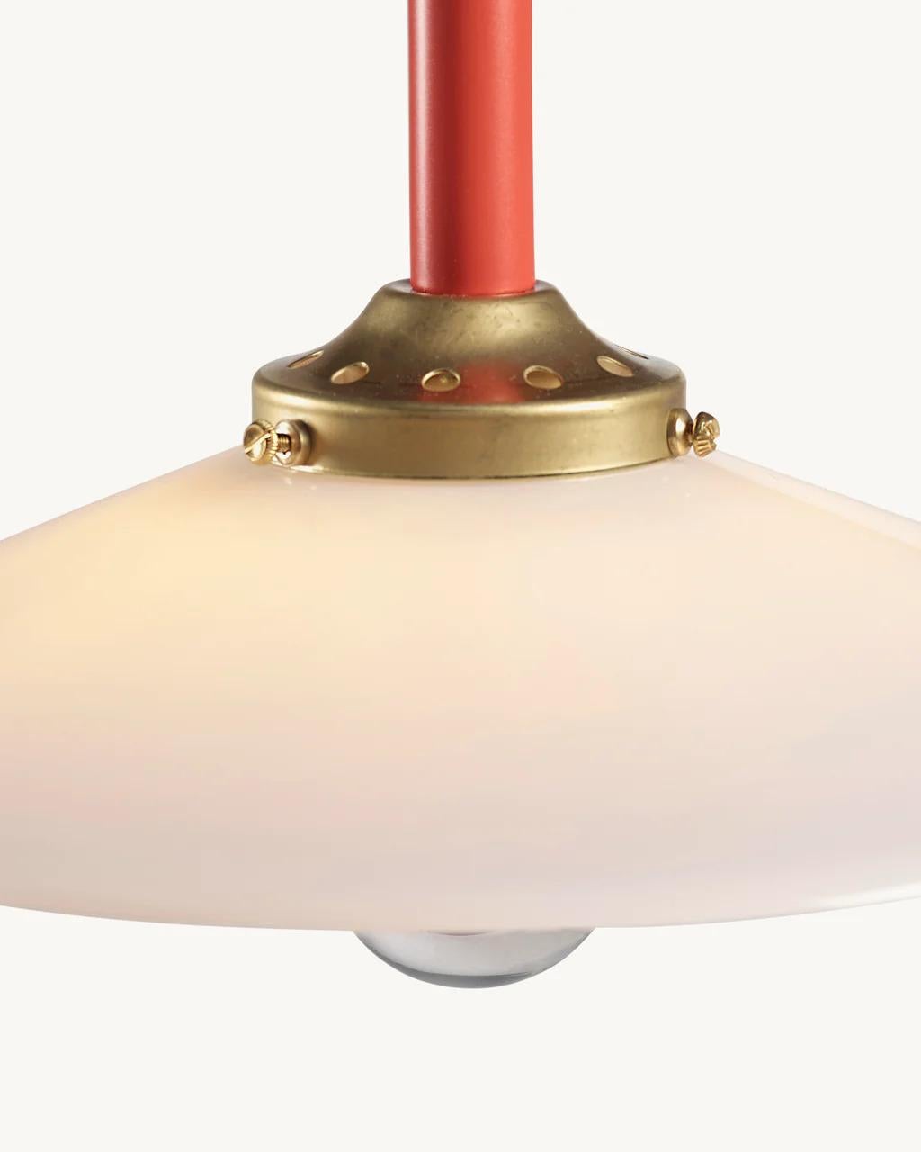 Lámpara de pie Mármol N°2 de Muller Van Severen x Valerie Objects, Rojo Moderno orgánico en venta