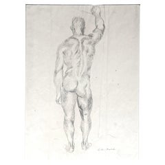 "Standing Male Nude" by Rosella Hartman, Guggenheim Award Winner, 1930s