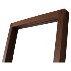 Standing Mirror in Walnut with Bridle Joints and Wenge Pegs by Boyd & Allister