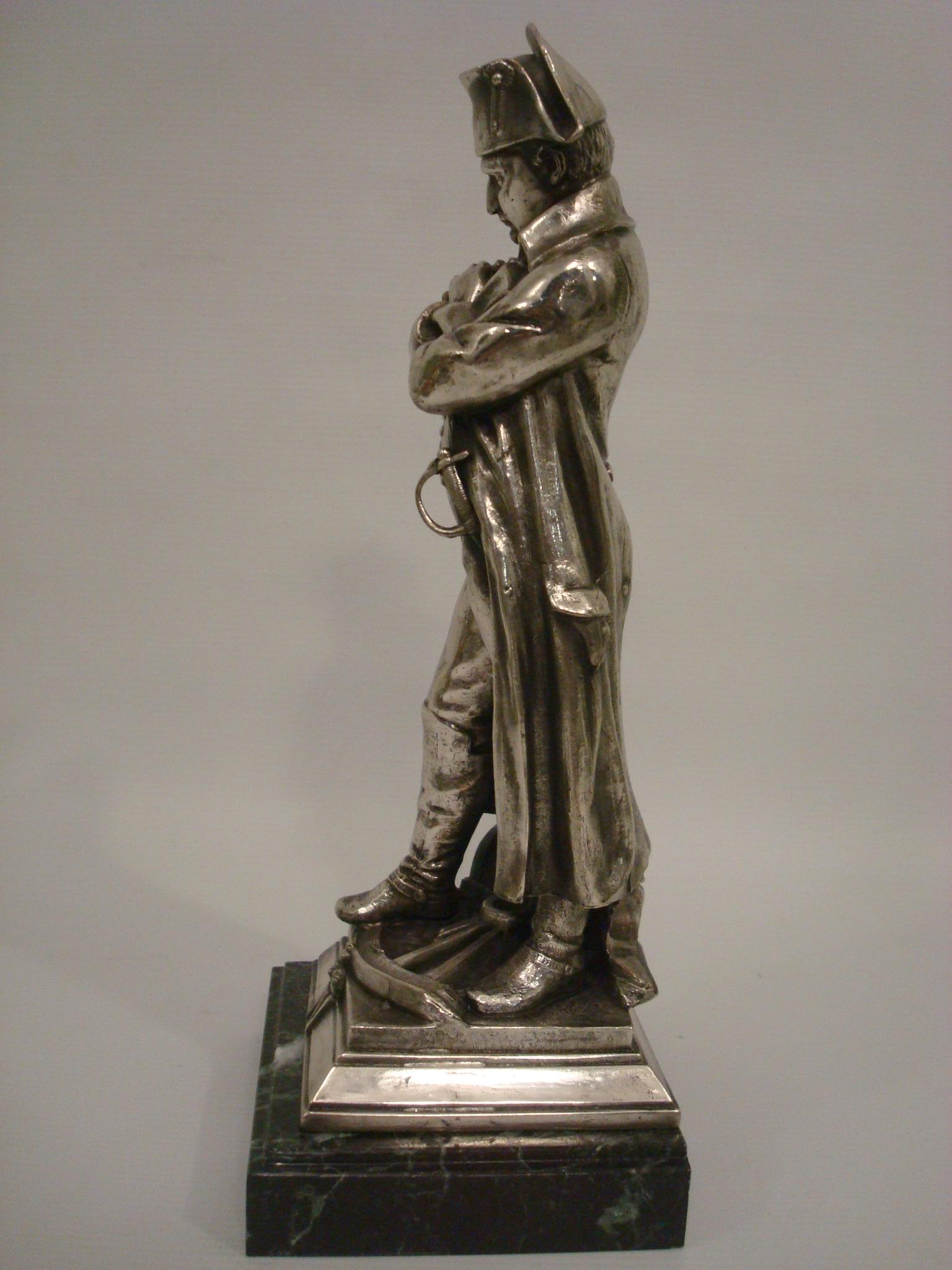 Empire Standing Napoleon Bonaparte Sculpture - Figure. circa 1900 France For Sale