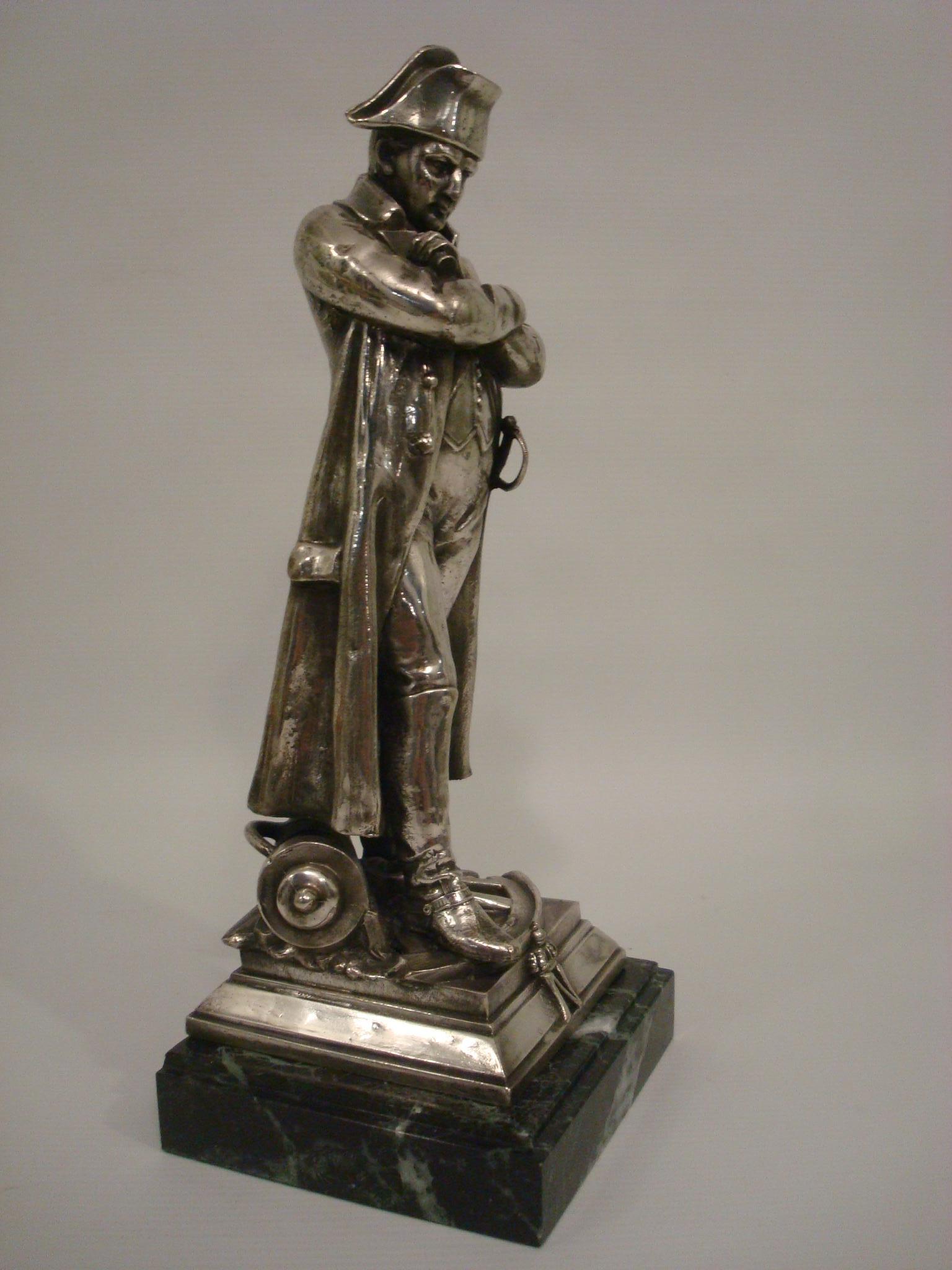 Cast Standing Napoleon Bonaparte Sculpture - Figure. circa 1900 France For Sale