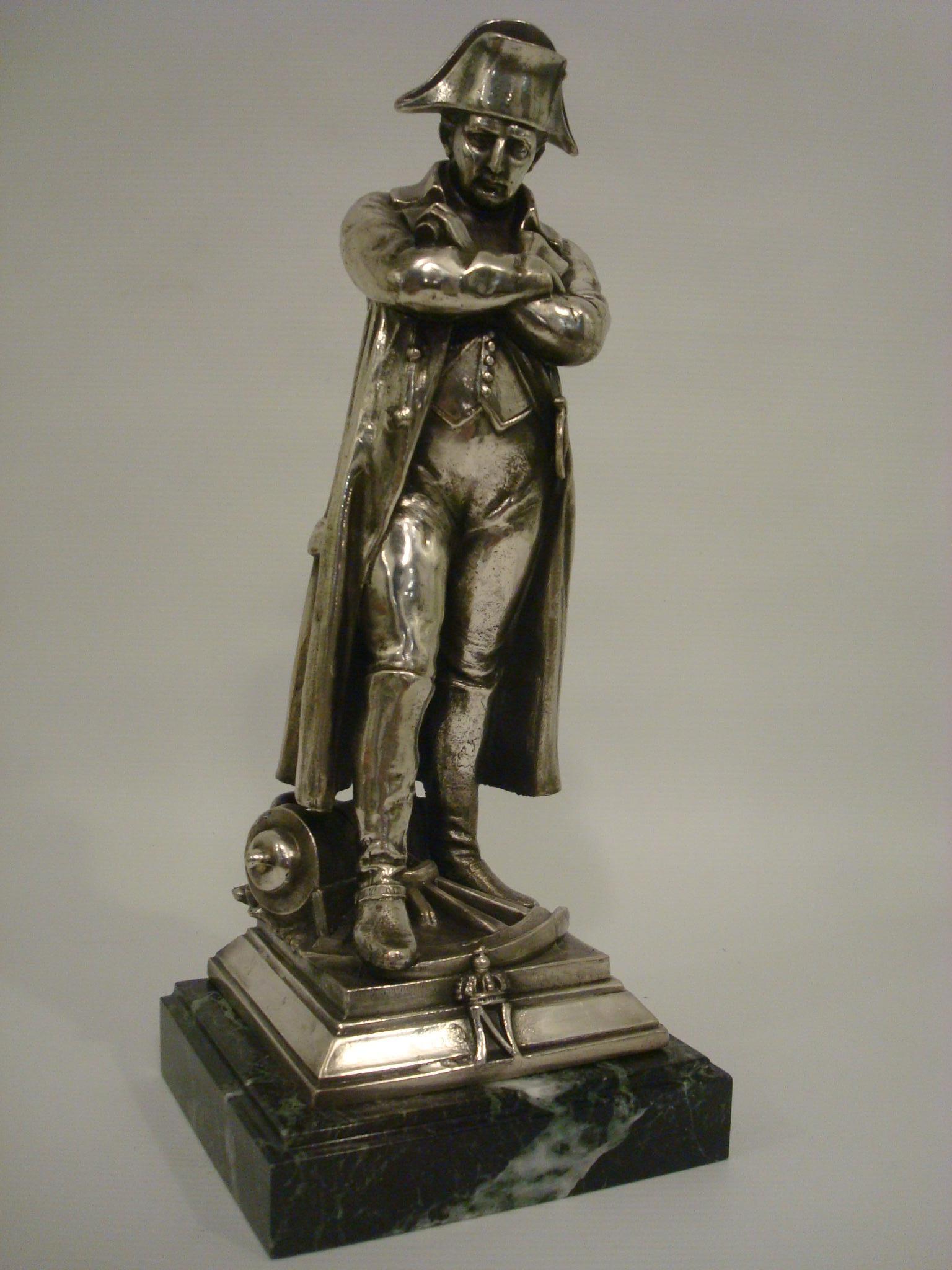 Standing Napoleon Bonaparte Sculpture - Figure. circa 1900 France In Good Condition For Sale In Buenos Aires, Olivos