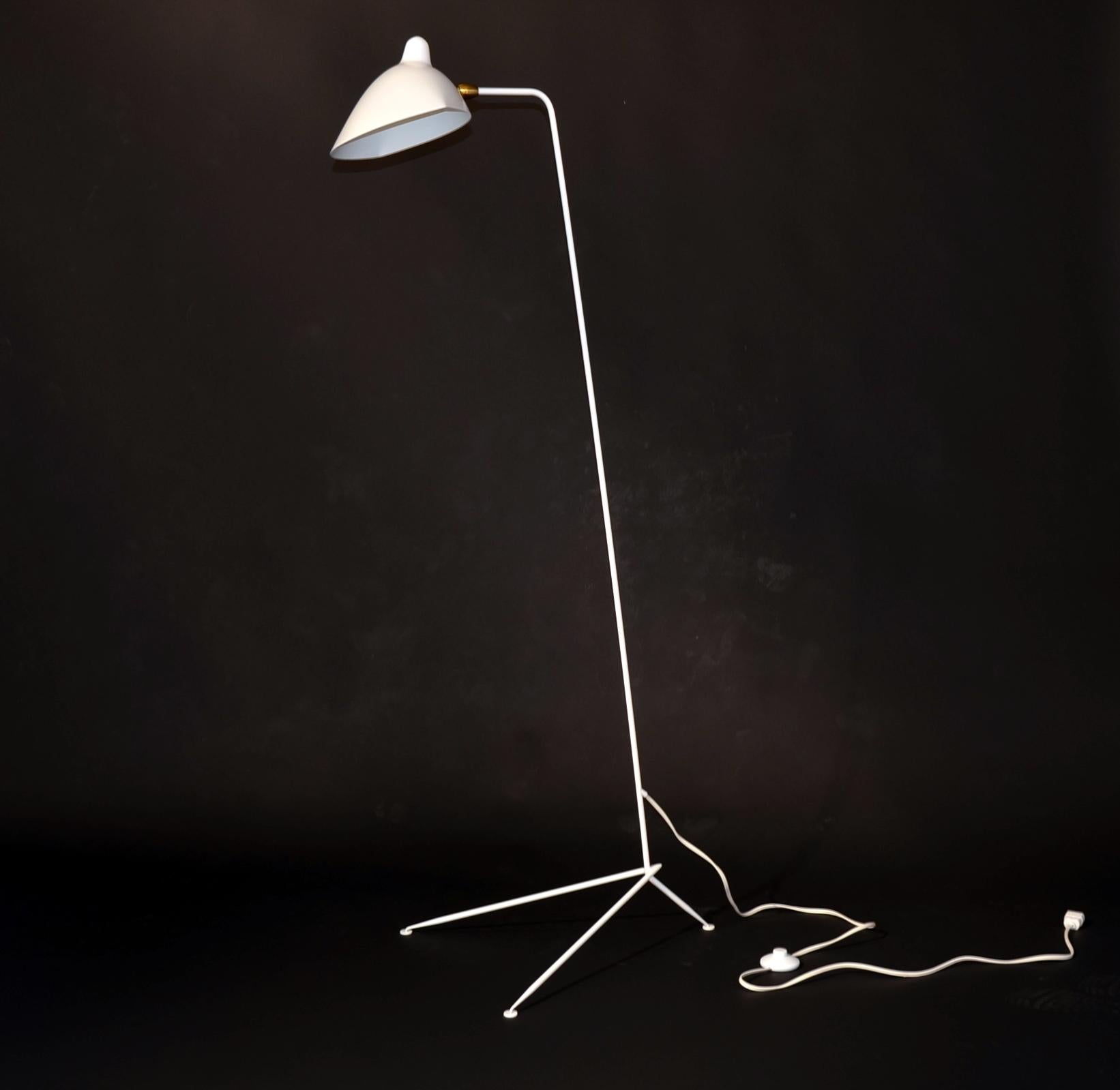 Contemporary Standing One-Arm Lamp by Serge Mouille
