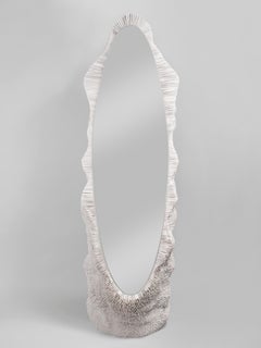 Standing Oval 'Sea Anemone' Mirror by Pia Maria Raeder