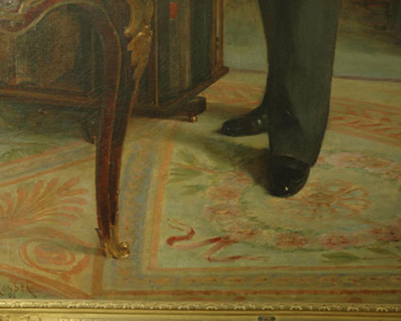Français Portrait debout du président français Félix Faure en vente
