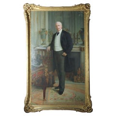 Standing Portrait of the French President Felix Faure