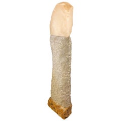 Standing Tall Alabaster Contemporary OC Floor Lamp  by Stephen Downes
