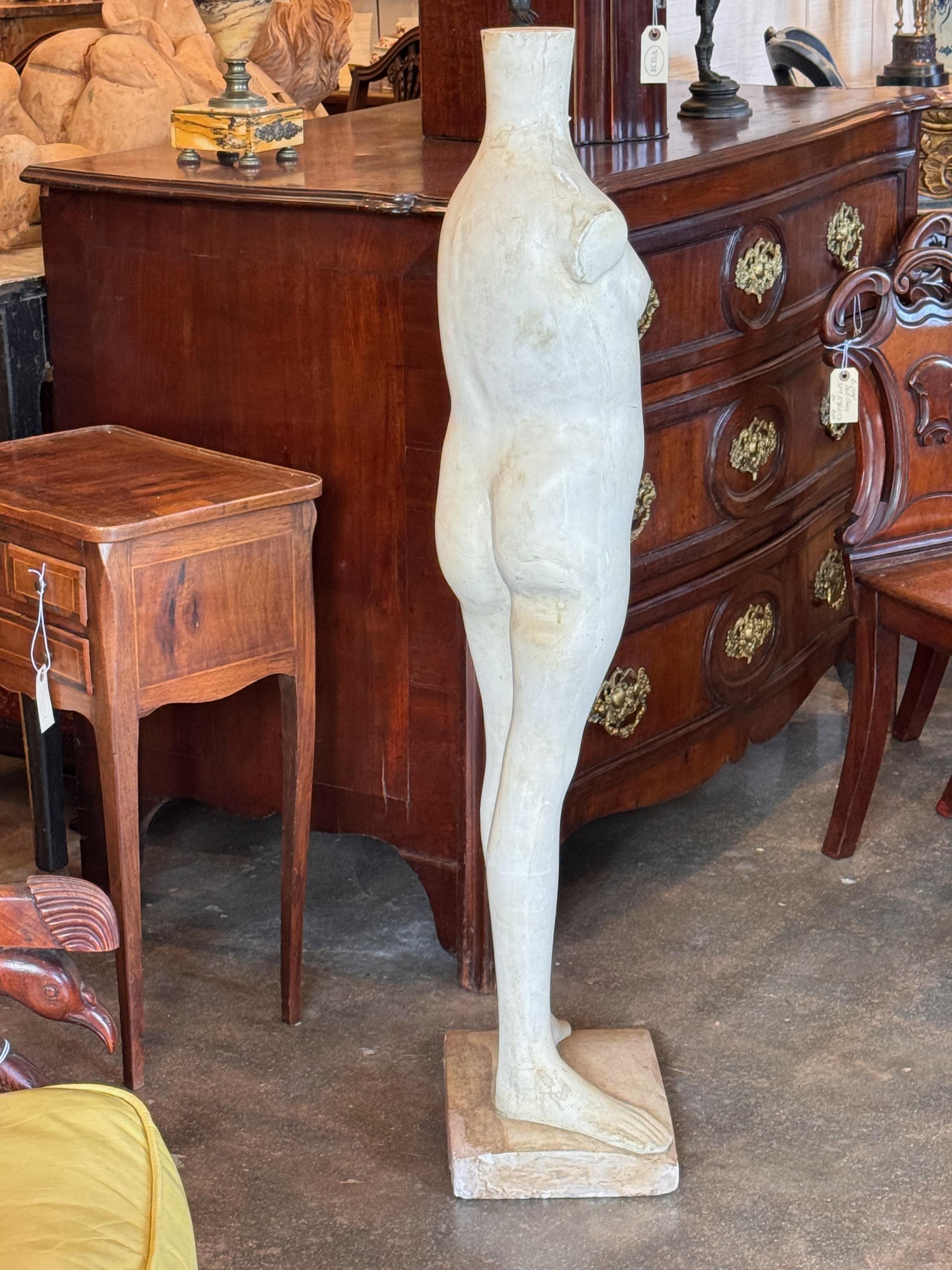 Inizio XX secolo Scultura di torso in piedi in vendita