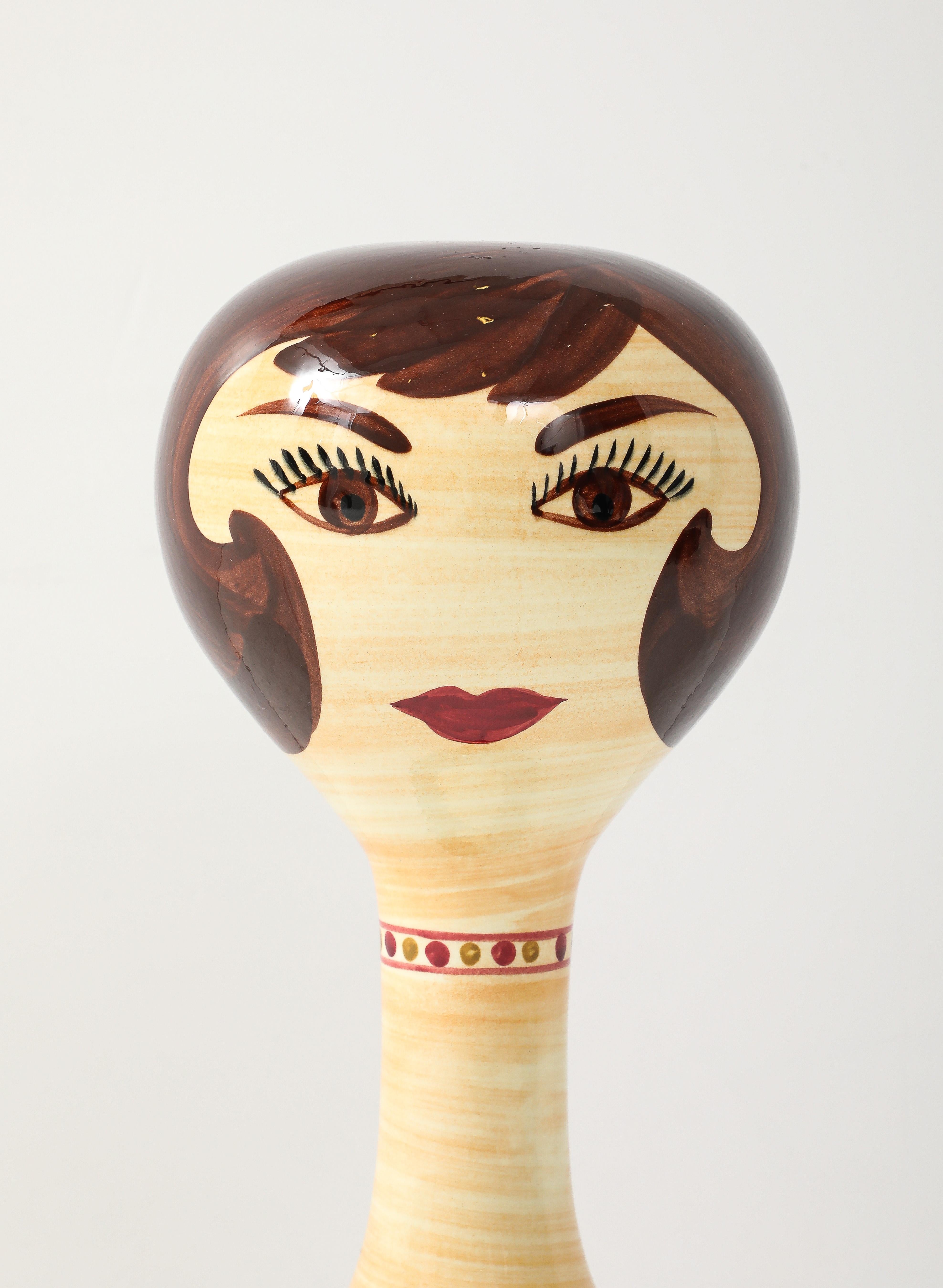 20th Century Stangl Mid Century Ceramic Bust