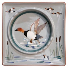 Stangl Pottery Hand Painted Mallard Ashtray