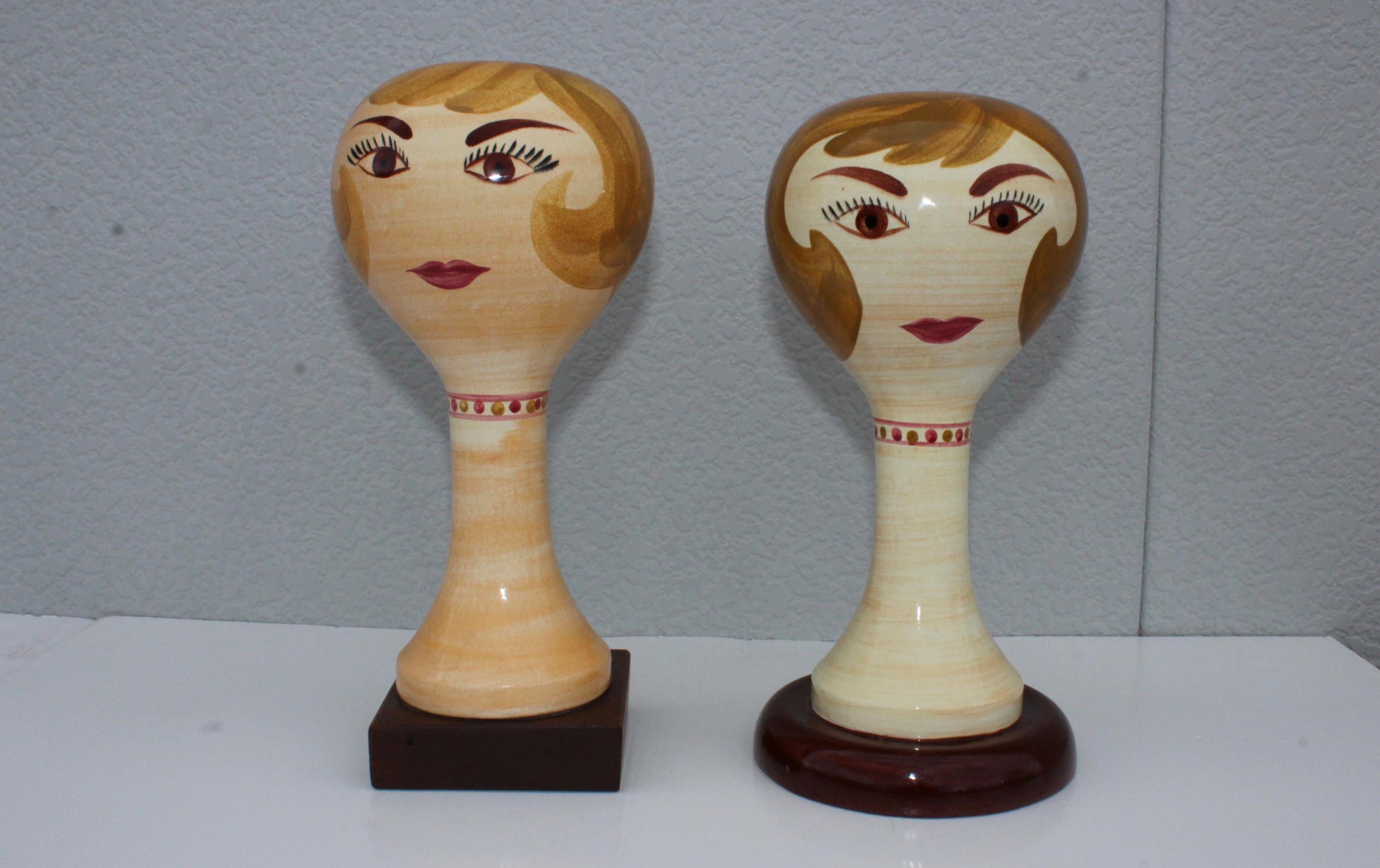 Stangl Pottery Modernist Hat Stands Collection 6